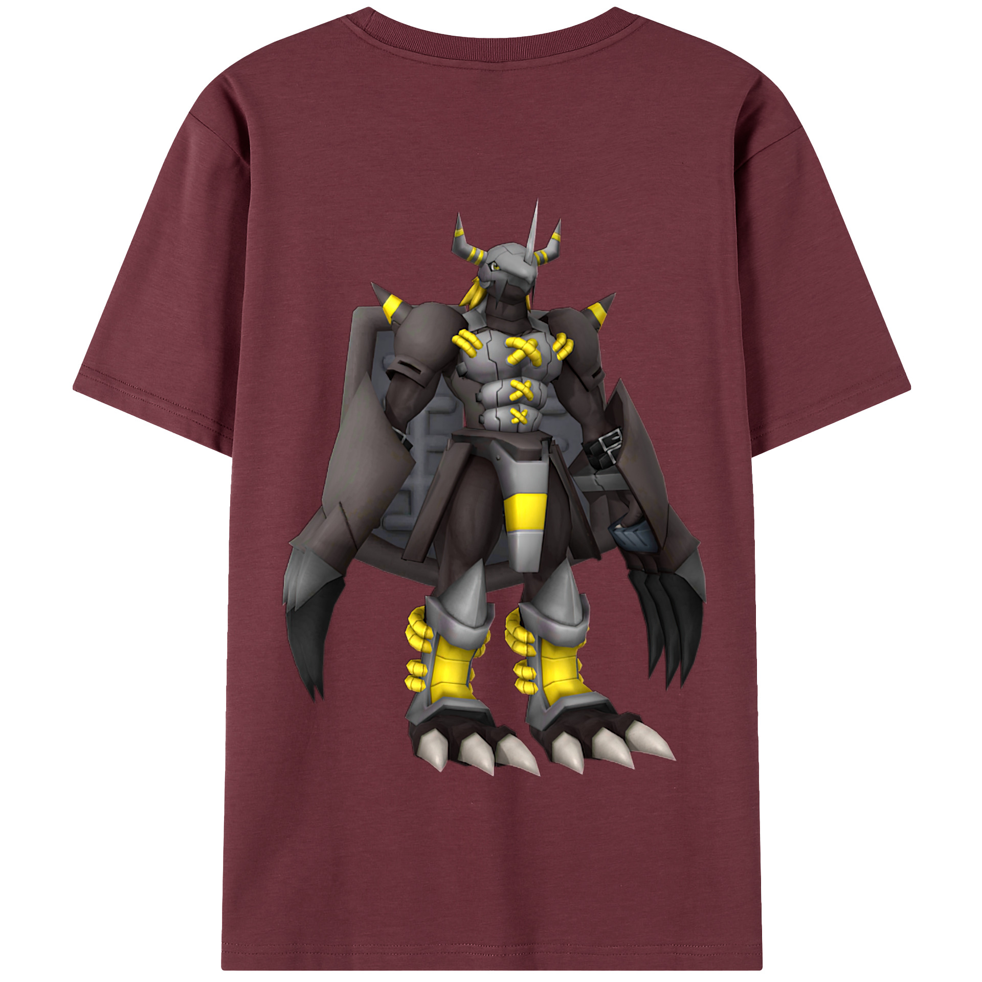 （画像用） Digimon デジタルモンスター/デジモン 綿100％半袖Tシャツ（背面プリント）